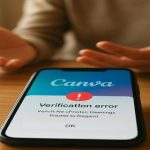 Canva помилка верифікації — гайд для початківців