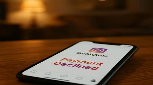 Instagram відхиляє платіж — швидке рішення