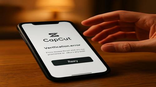 CapCut помилка верифікації — що робити