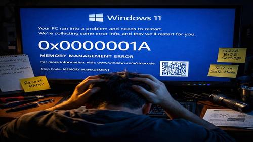 Код помилки 0x0000001A під час оновлення Windows 11 — рішення