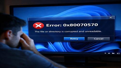 Помилка 0x80070570 після оновлення Windows 11 — що перевірити