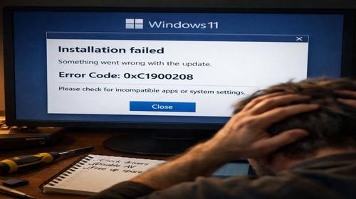Помилка встановлення Windows 11 0xC1900208 — покрокове виправлення