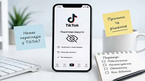 TikTok не показує перегляди