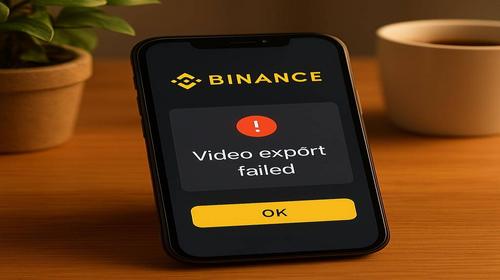 Binance не експортує відео — як виправити