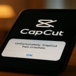 CapCut вилітає — що робити