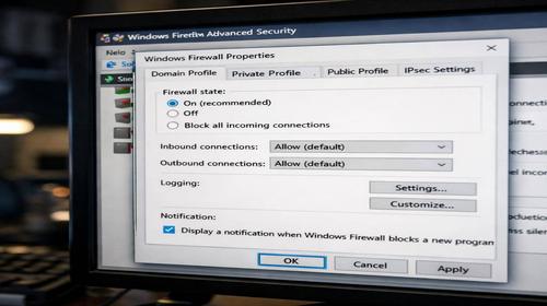 Як налаштувати firewall Windows Server
