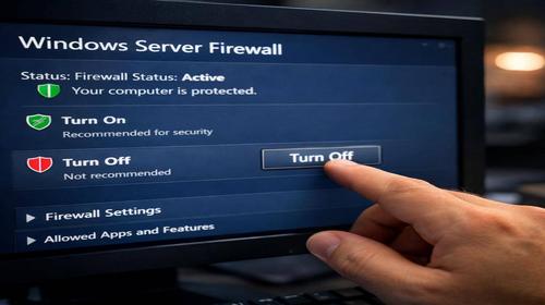 Як вимкнути firewall Windows Server