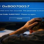 Помилка 0x80070057 Windows 10