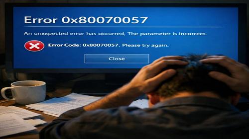 Помилка 0x80070057 Windows 10